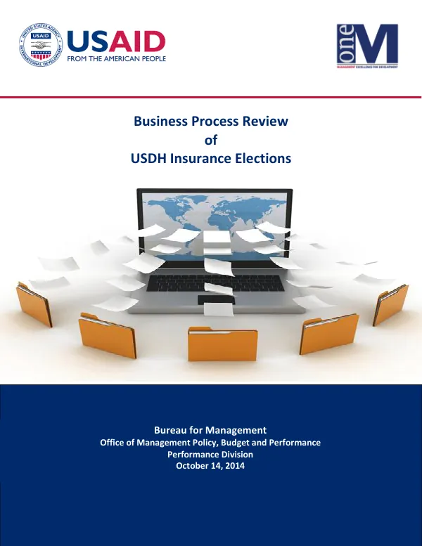 Business Process Review of USDH Elections