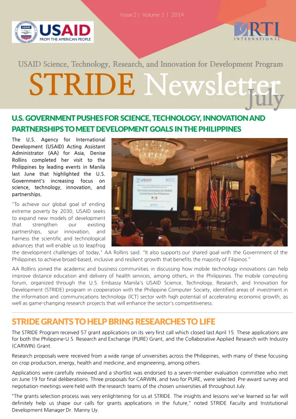 July 2014 Newsletter