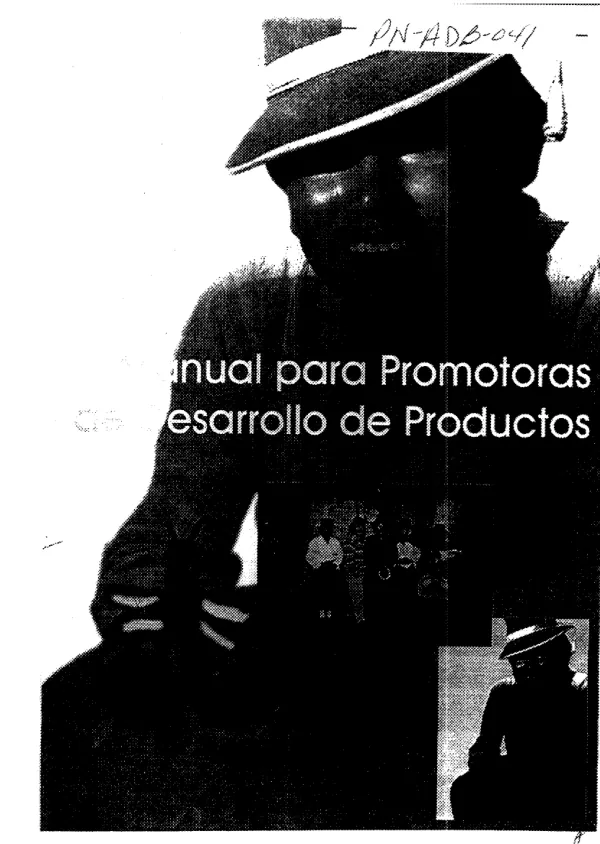 Manual para promotoras de Desarrollo de Productos