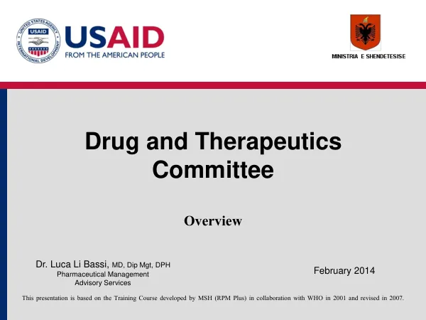 Drug and Therapeutics Committee