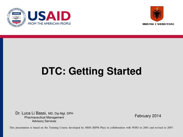 Getting Started with DTC: A Strategy for Pharmaceutical Management Advisory Services