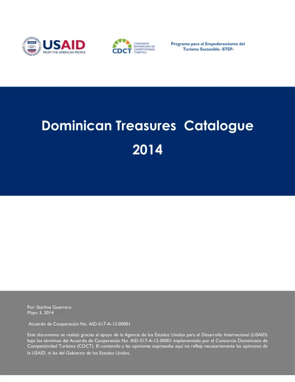 Dominican Treasures Catalogue