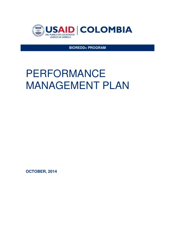 BIOREDD+ PERFORMANCE MANAGEMENT PLAN