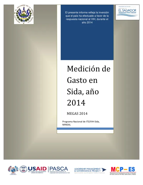 Medición de Gasto en Sida, año 2014