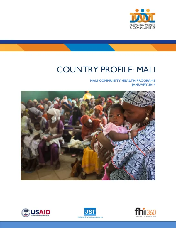 Country Profile: Mali Community Health Programs
