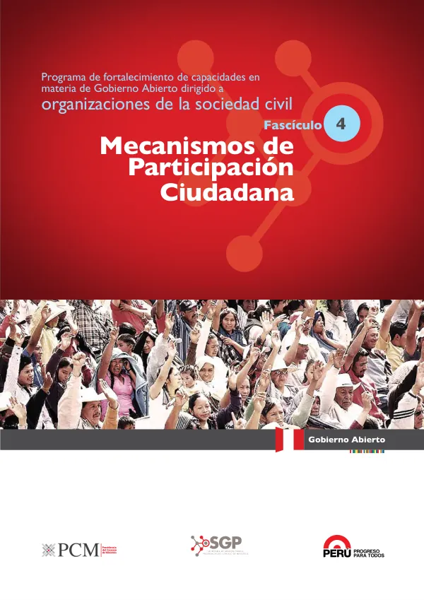 Programa de fortalecimiento de capacidades en materia de Gobierno Abierto dirigido a organizaciones de la sociedad civil