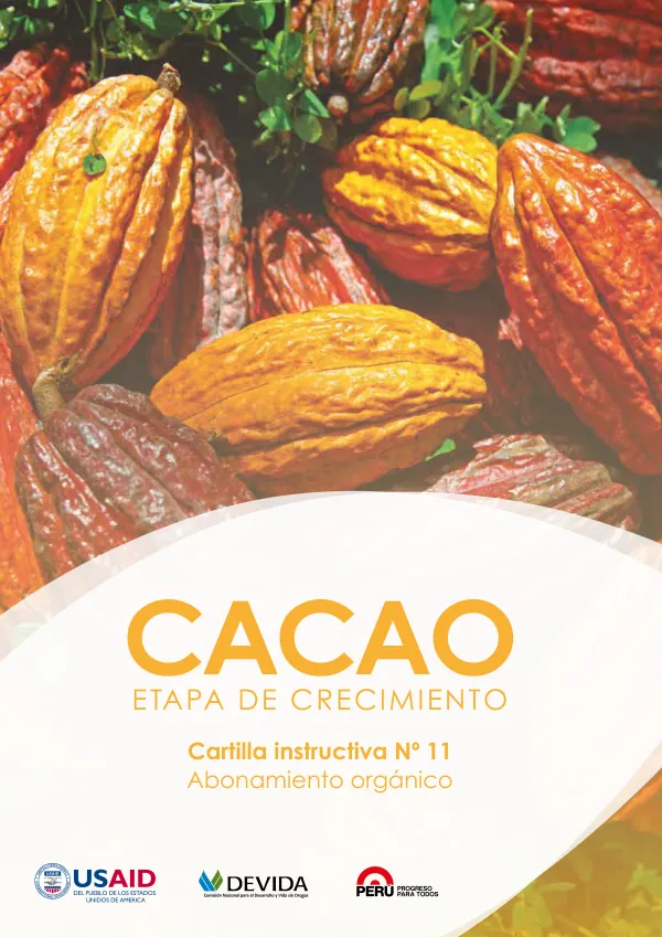Cartilla Instructiva Nº 11: Abonamiento Orgánico en la Etapa de Crecimiento del Cacao