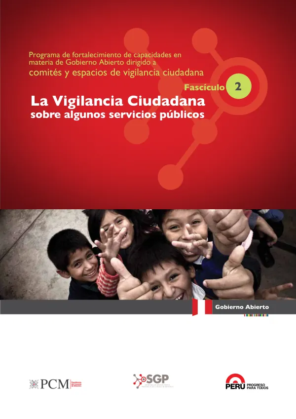 Programa de fortalecimiento de capacidades en materia de Gobierno Abierto dirigido a comités y espacios de vigilancia ciudadana