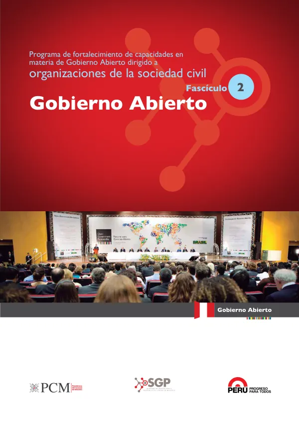 Programa de fortalecimiento de capacidades en materia de Gobierno Abierto dirigido a organizaciones de la sociedad civil
