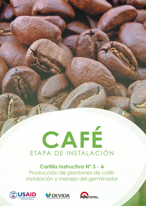 Cartilla Instructiva Nº 3 - A: Producción de Plantones de Café