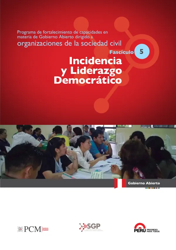 Programa de fortalecimiento de capacidades en materia de Gobierno Abierto dirigido a organizaciones de la sociedad civil