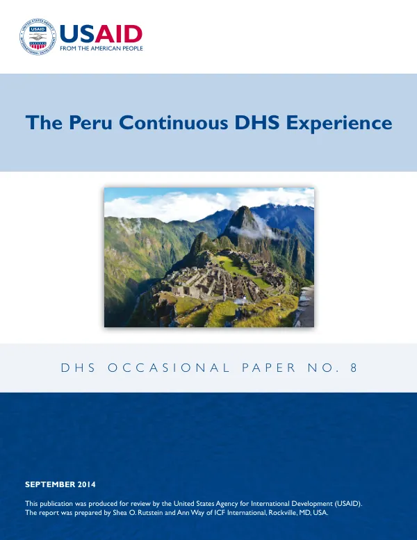 The Peru Continuous DHS Experience