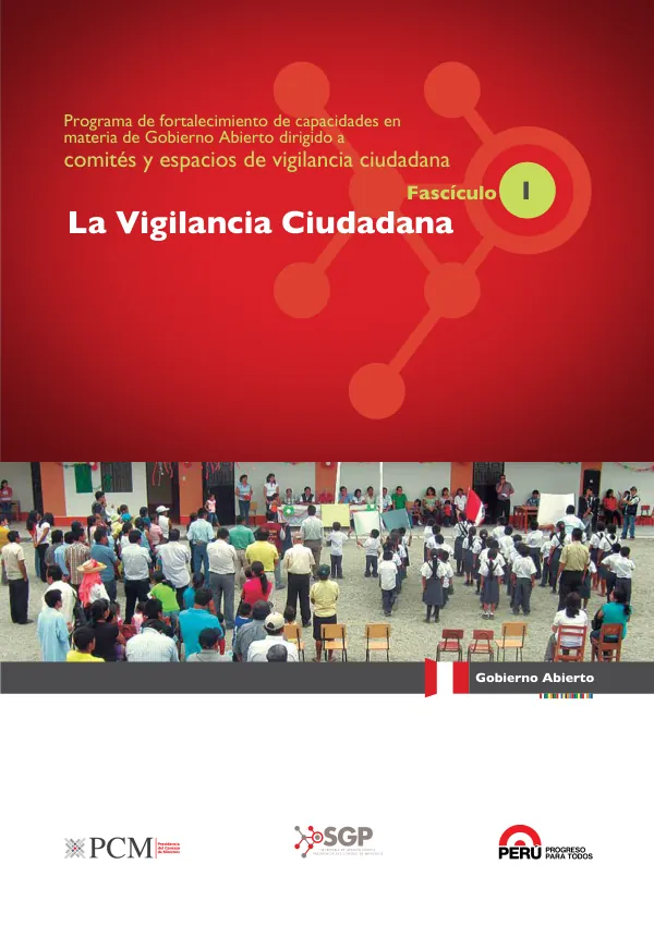 Programa de fortalecimiento de capacidades en materia de Gobierno Abierto dirigido a comités y espacios de vigilancia ciudadana