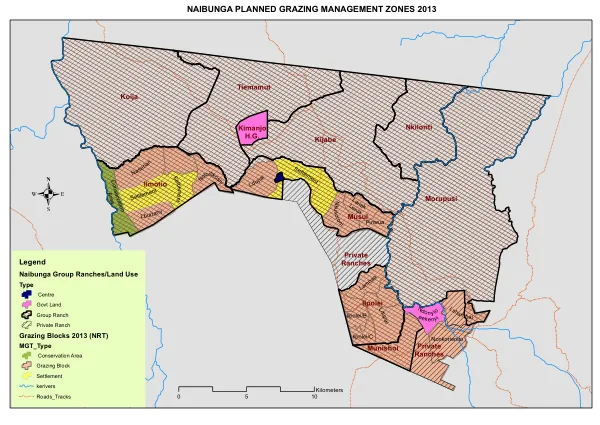 NA ABUNGA PLANNED GRAZING MANAGEMENT ZONES 2013