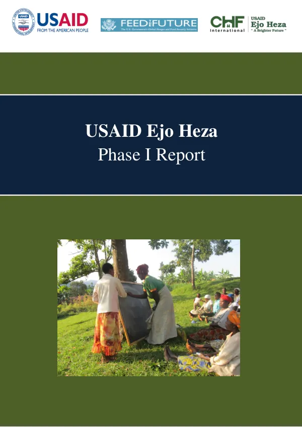 USAID Ejo Heza Phase I Report