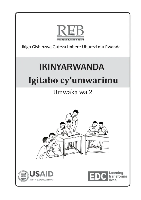 Igitabo cy'umwarimu: Ikinyarwanda