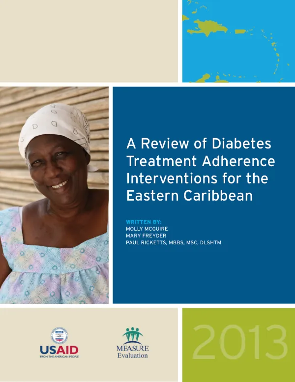 Review of Diabetes Treatment Adherence Interventions for the Eastern Caribbean