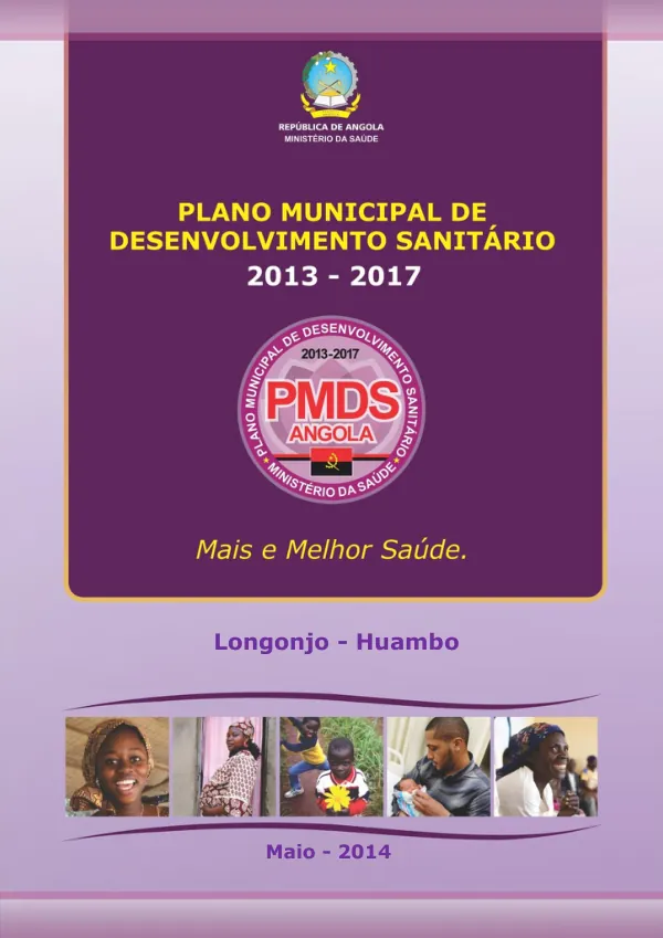 Plano Municipal de Desenvolvimento Sanitário (PMDS) do Longonjo 2013-2017