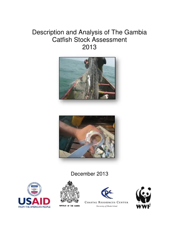 Description and Analysis of The Gambia Catfish Stock Assessment