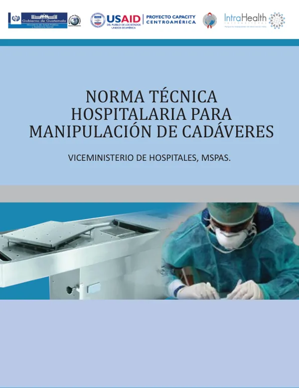 NORMA TÉCNICA HOSPITALARIA PARA MANIPULACIÓN DE CADÁVERES