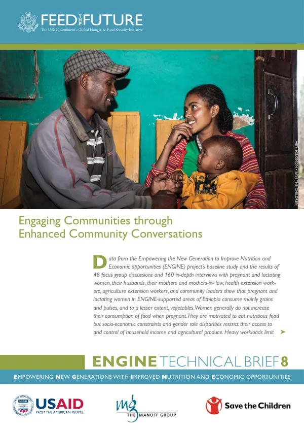 Enhanced Community Conversations: Engaging Communities through Nutrition and Economic Opportunities