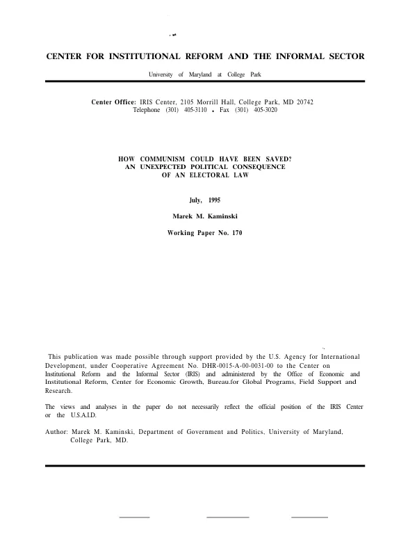 Corporate tax activity : final evaluation