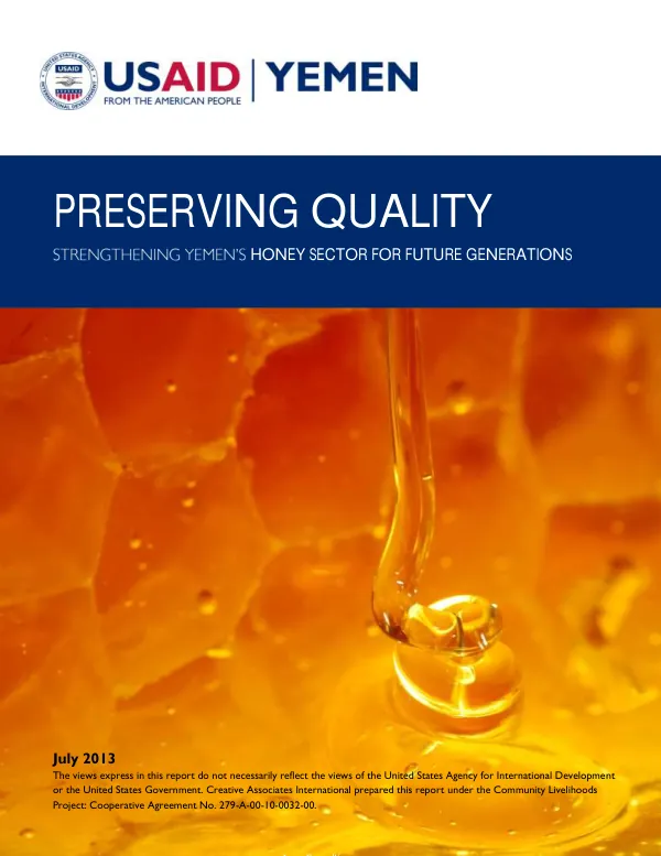 Preserving Quality: Honey Sector for Future Generations