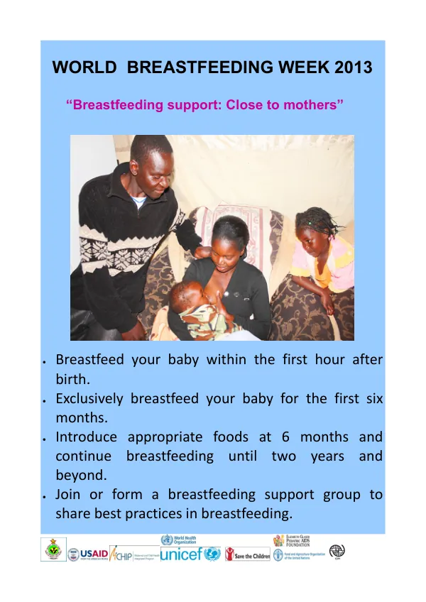 Breastfeeding support: Close to mothers
