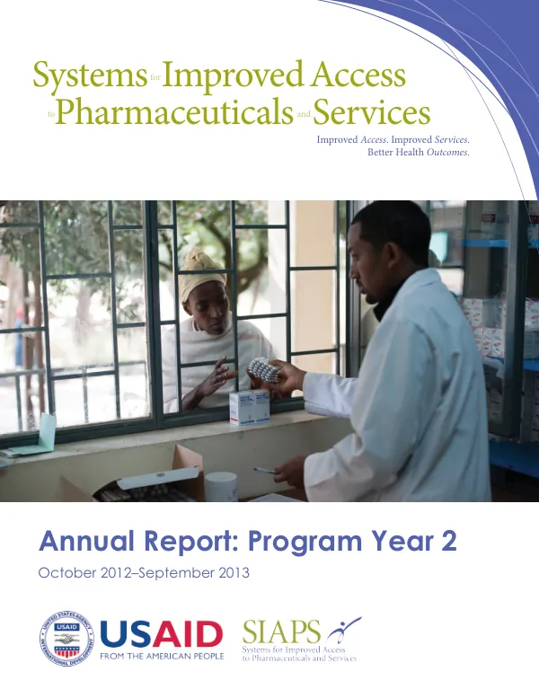 Annual Report: Program Year 2, October 2012–September 2013