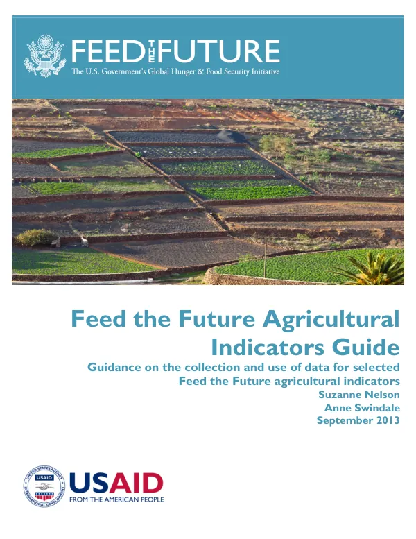 Feed the Future Agricultural Indicators Guide