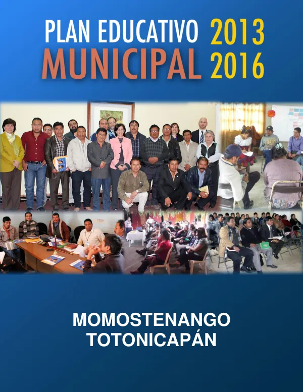 Plan Educativo Municipal 2013-2016