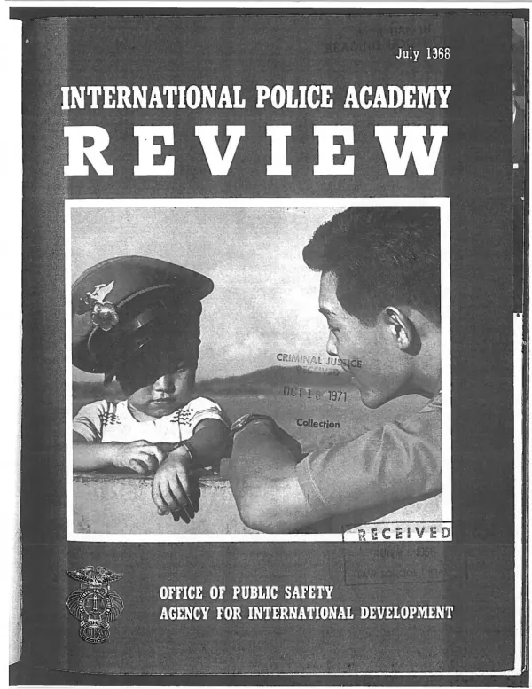 International Police Academy review, v. 2, no. 3