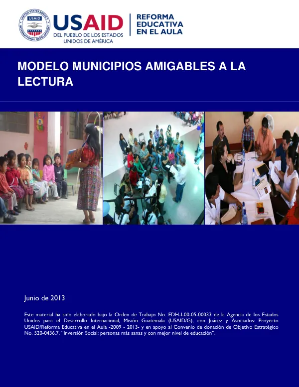 Modelo Municipios Amigables a la Lectura