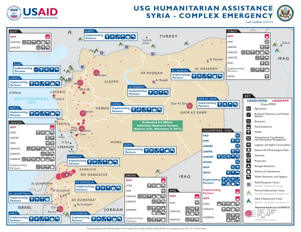 Syria Public Fact Sheet map
