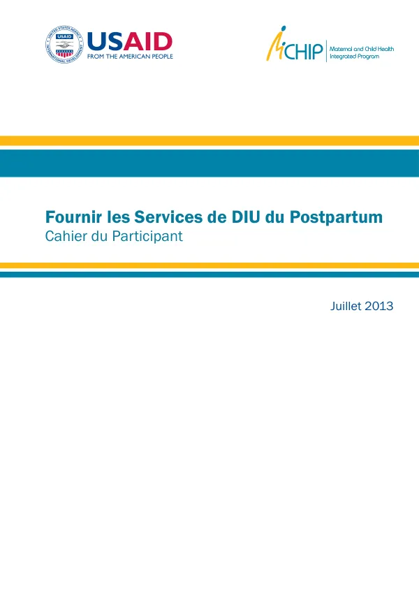 Cahier du Participant en DIUPP
