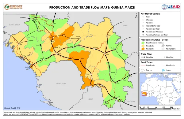 Production and Market Flow Maps: Guinea Maize