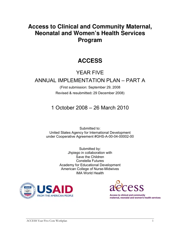 Transitions to adulthood in the context of HIV/AIDS in South Africa : results from wave II, community survey
