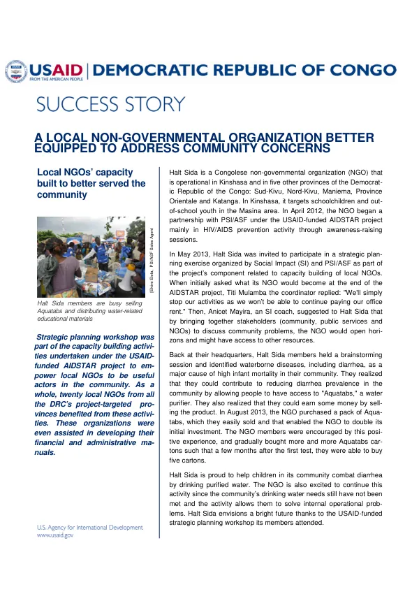 Success Story: Capacity Building of Halt Sida