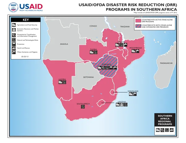 USAID/OFDA Disaster Risk Reduction (DRR) Programs in Southern Africa
