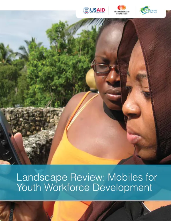 Landscape Review: Mobiles for Youth Workforce Development