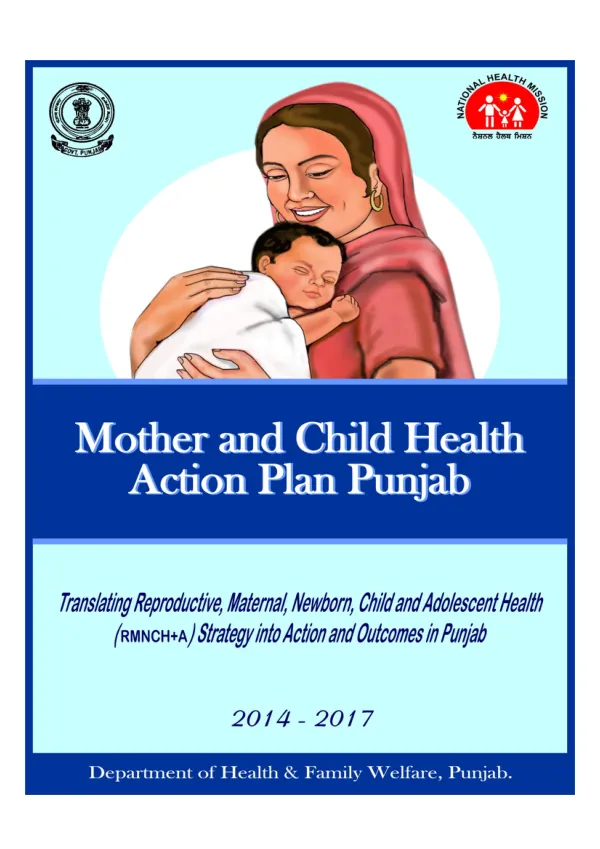 Mother and Child Health Action Plan (2014-2017)