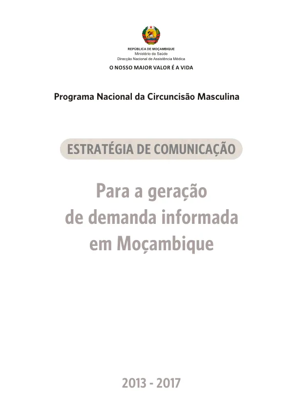 Estratégia de Comunicação para a Geração de Demanda Informada em Moçambique