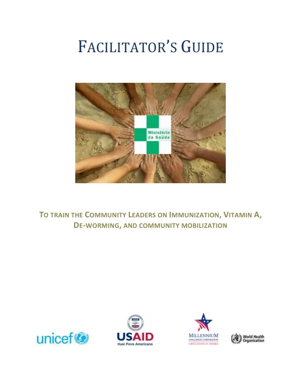 Training the Community Group to Manage the Strong Vaccination, Vitamin A, and De-Worming