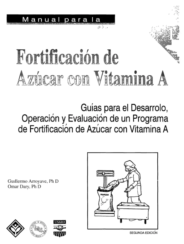 Manual para la Fortificación de Azúcar con Vitamina A