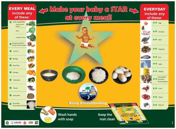 Zambia CSH Menu Placemat