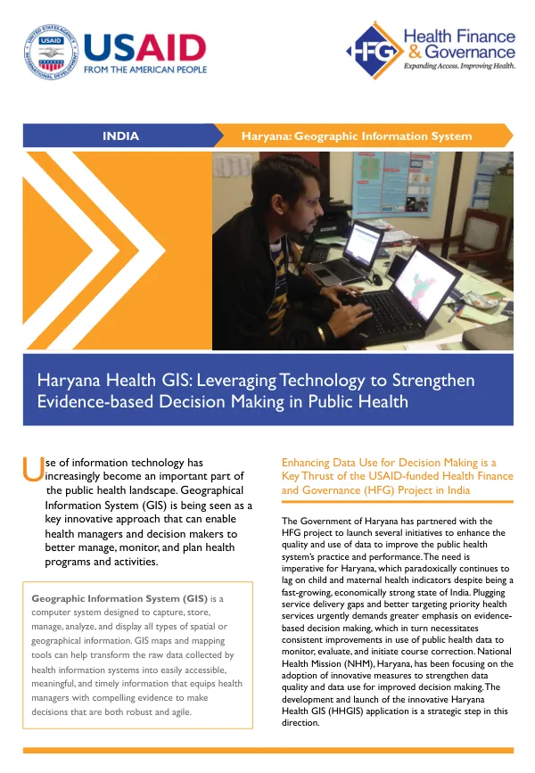 Haryana: Geographic Information System