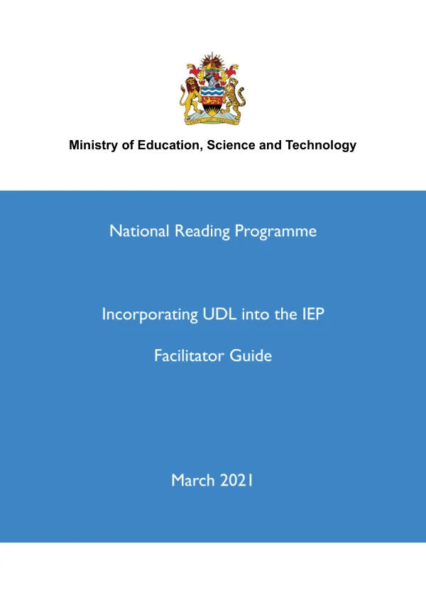 Facilitator Guide - Incorporating UDL into the IEP Process