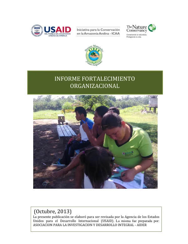 Informe Fortalecimiento Organizacional Módulo de Sensibilización Organizacional