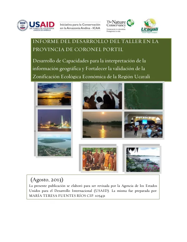 PROPUESTA PRELIMINAR DE ZONIFICACIÓN DE LOS CENTROS POBLADOS BALSAYACU, NUEVO SAN MARTÍN, SANTA ROSA DE LA CUMBRE