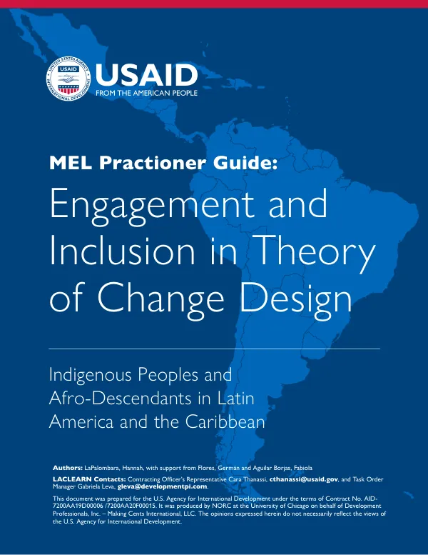 MEL Practioner Guide: Engagement and Inclusion in Theory of Change Design